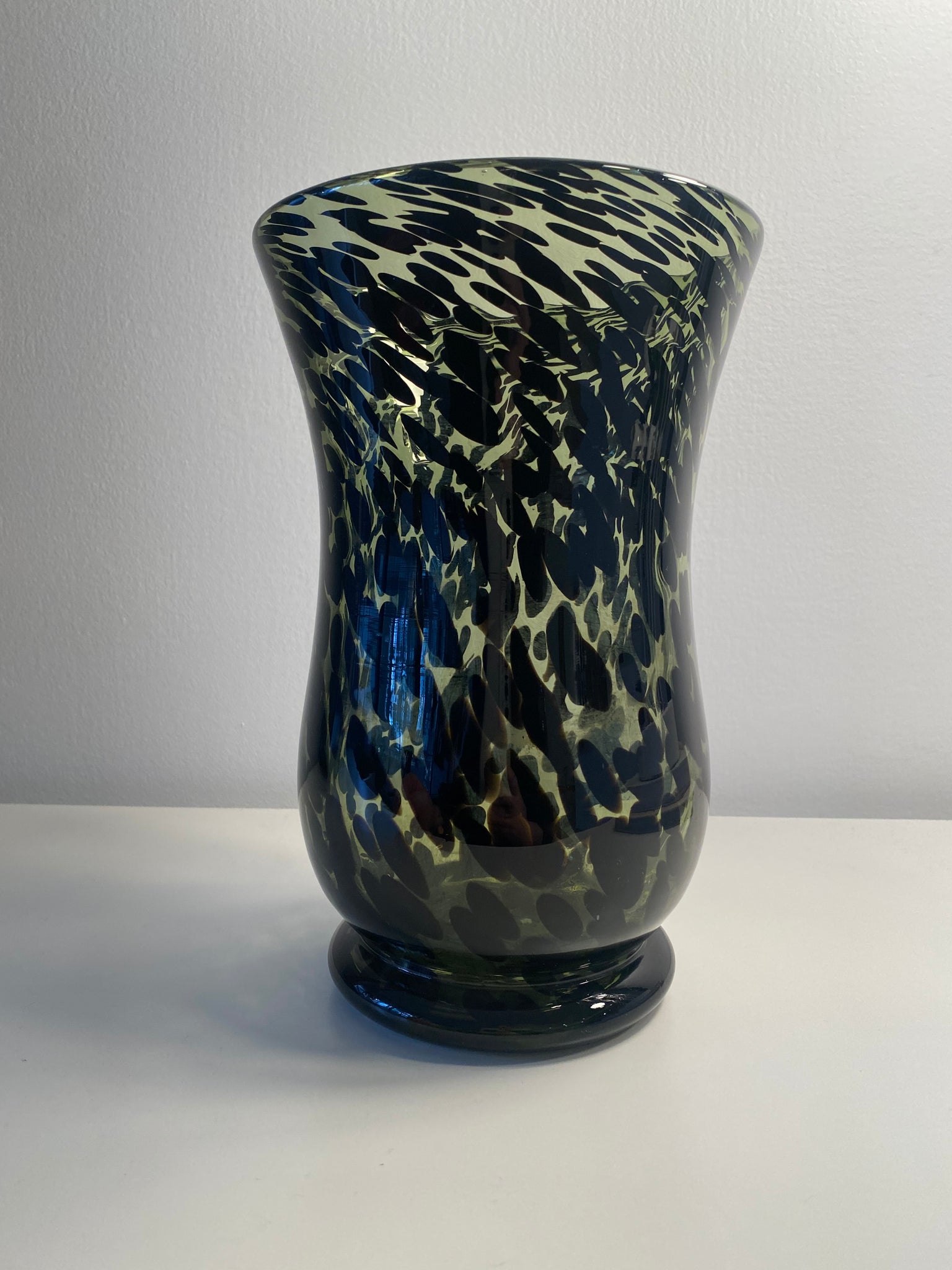 Animal print vase