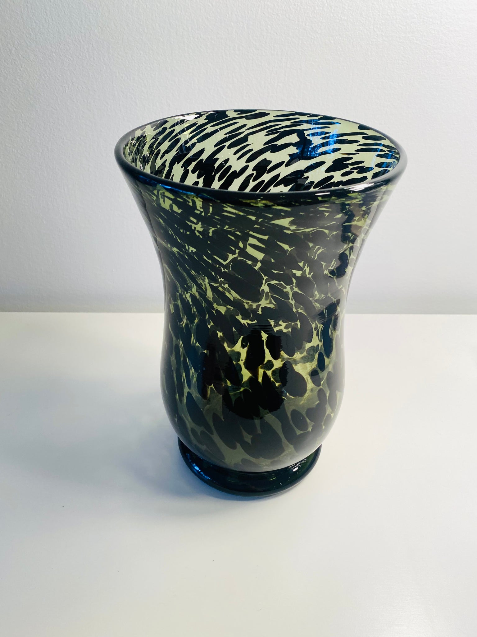 Animal print vase