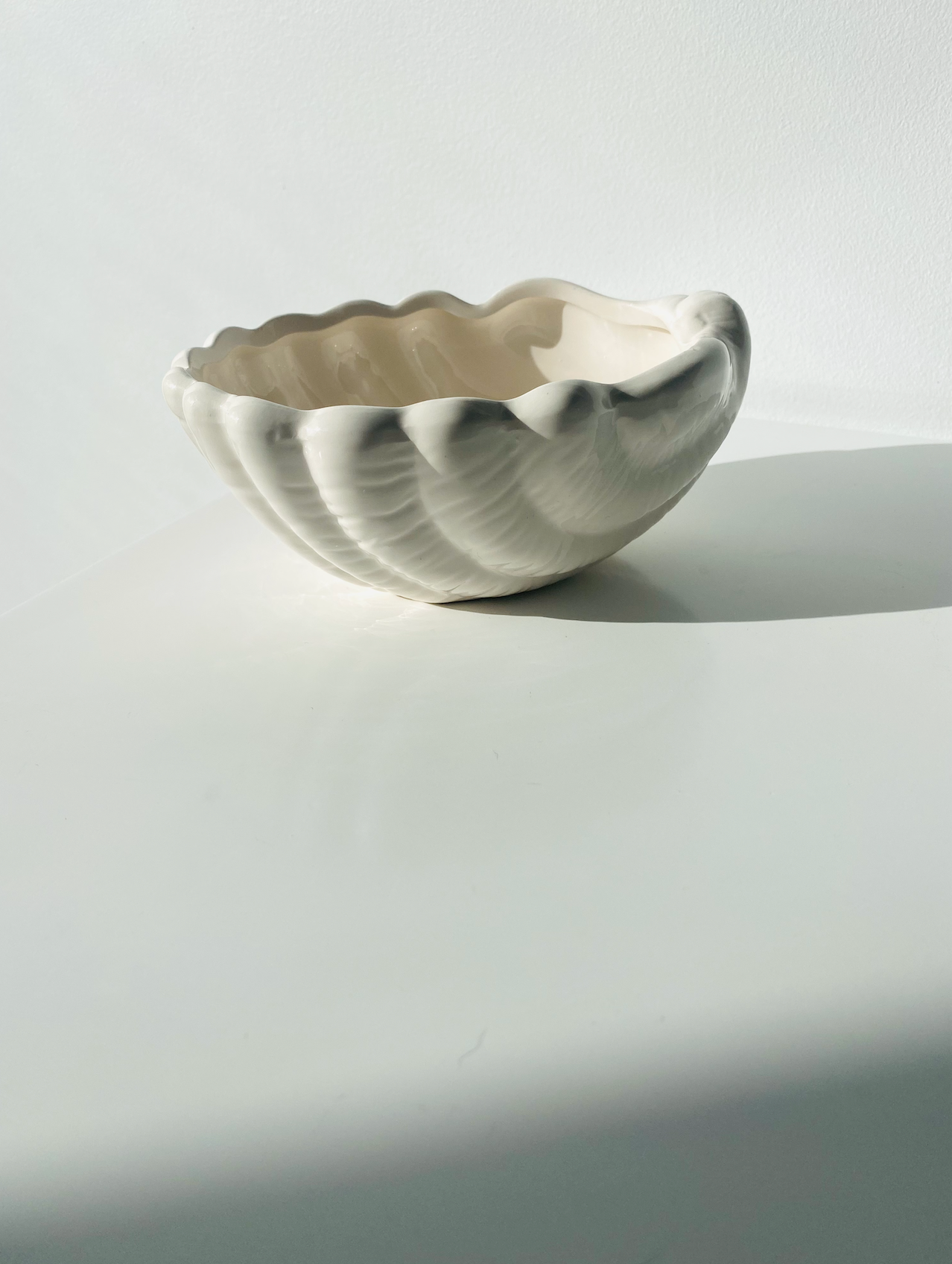 Textured shell bowl/catchall