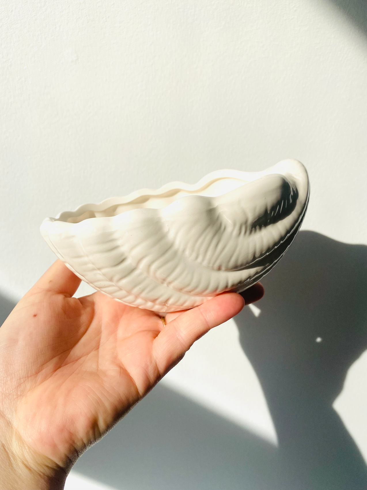 Textured shell bowl/catchall
